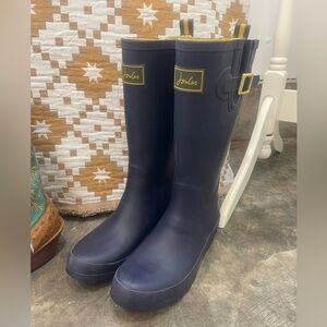 Joules French Navy Field Welly Rain Boot